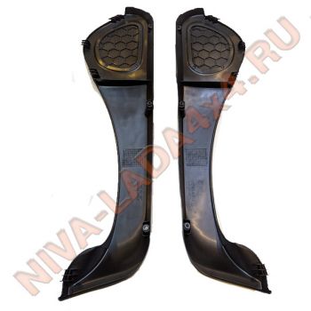 Карманы на двери в сборе НИВА TRAVEL 21236-6102018; 21236-6102019; НИВА Шевроле, передние ПАРА