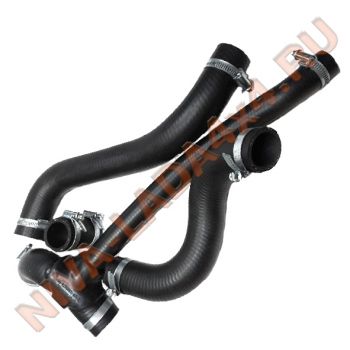 Шланги основного радиатора НИВА Шевроле 2123-1303010; 2123-1303074; 2123-1303025; 2108-1303092 с хомутами Norma