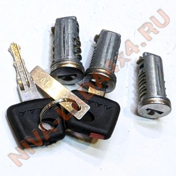 Личинки замков дверей НИВА Шевроле 2123-6100045 комплект