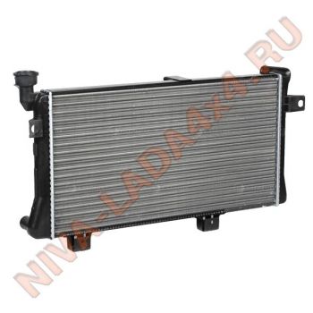 Радиатор НИВА 21213-1301012 Luzar алюминиевый