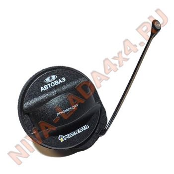 Крышка топливного бака НИВА 2123-1103010 с поводком. Нива-Шевроле, 21214; 21214м резьба горловины внутренняя