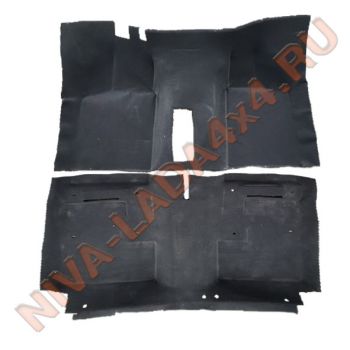 Облицовка пола салона НИВА-Шевроле 2123-5109008-10 ворсовая, 2 детали