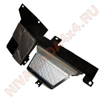 Брызговики двигателя НИВА 21214; 2131 до 2018 г.в. комплект - 2 детали 21215-2802010/21215-2802011