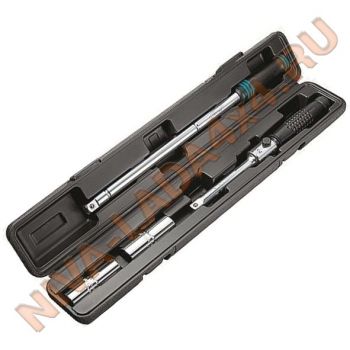 Ключ баллонный крест 17х19х21х23мм Gross 14270 раскладной, хромированный, в кейсе