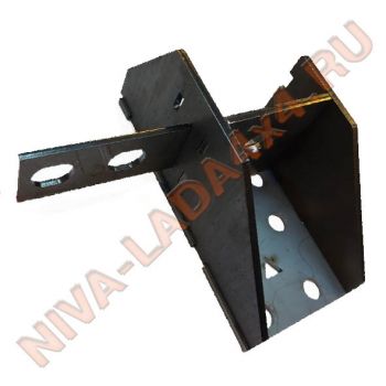 Накладка-усилитель передних лонжеронов НИВА 2121; 21213; 21214; 2131 "GTA" 4мм высокая с усилителем брызговика комплект 12 деталей