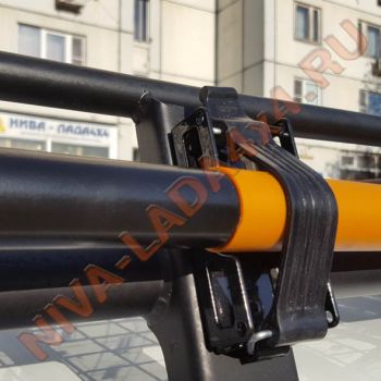 Кронштейн крепление лопаты на экспедиционный багажник ZST (комплект для установки, 2 кр-на)