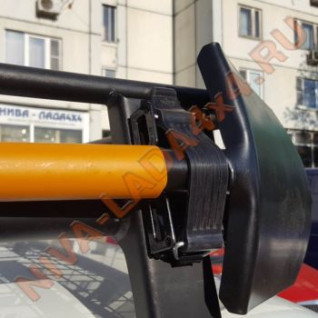 Кронштейн крепление лопаты на экспедиционный багажник ZST (комплект для установки, 2 кр-на)