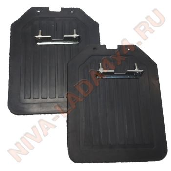 Брызговики задние НИВА 2121-8404312 с креплением, БРТ, фартук заднего колеса, пара