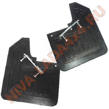 Брызговики передние НИВА 2121-8404310 с креплением, БРТ, фартук переднего колеса, пара