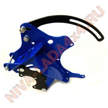 Кит комплект для переноса генератора НИВА 21213; 21214 ZST-2,4, кронштейн для машин с ГУРом (7 точек крепления)