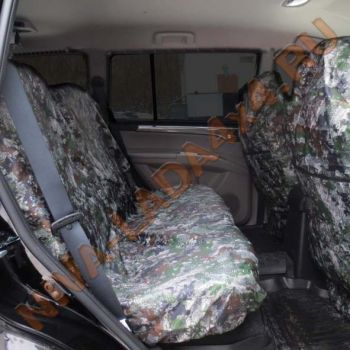 Чехлы грязезащитные водонепроницаемые универсальные 3 в 1 камуфляж зеленый, в сумке