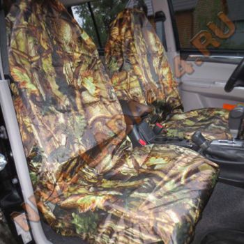 Чехлы грязезащитные водонепроницаемые универсальные 3 в 1 осенний лес, в сумке