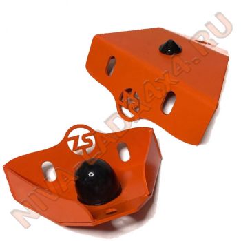 Кронштейн буфера передней подвески верхний НИВА 2121-2904242-10 усиленный, в сборе, под лифт, ZST (ПАРА)