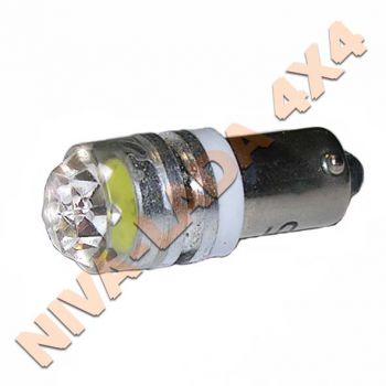 Лампа T4W белая светодиодная SMD-1 алмаз, 3вт.