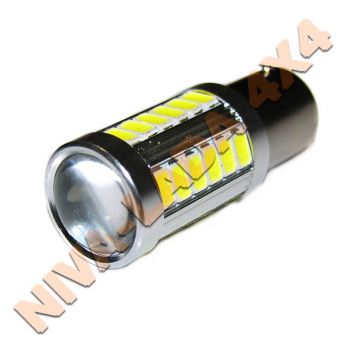 Лампа P21W SMD 33 Led, super WHITE, 7,5вт