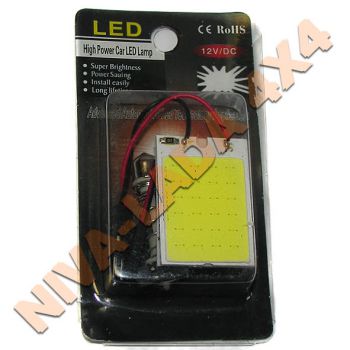 Лампа C5W освещения салона светодиодная Led SMD 4w 36х25мм