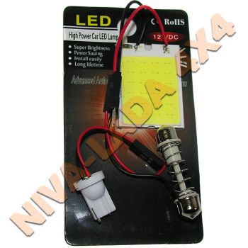 Лампа C5W освещения салона светодиодная Led SMD 4w 36х25мм