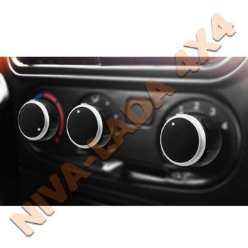 Рукоятка блока управления отопителем НИВА-Шевроле (Niva-Chevrolet) Хром Gamma GF-171