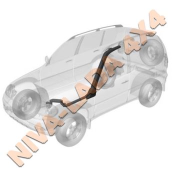 Шноркель НИВА Шевроле 2123 F-Design (мод.03) Lux с ABS