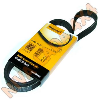 Ремень привода компрессора кондиционера и ГУРа 5PK1125 НИВА 21214 Urban Contitech