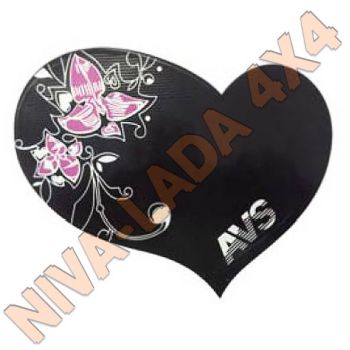 Коврик на торпеду (противоскользящее покрытие на приборную панель) AVS NP-005 Сердце