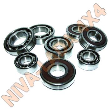 Подшипники КР НИВА 21214; 2123 с 2010 года, ремонтный комплект 8 деталей ОРИГИНАЛЬНЫЕ