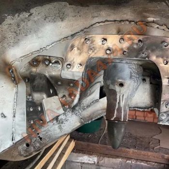 Кронштейн амортизатора заднего верхний НИВА Шевроле 2123-2915570; 2123-2915571 ремонтный комплект - 2шт.