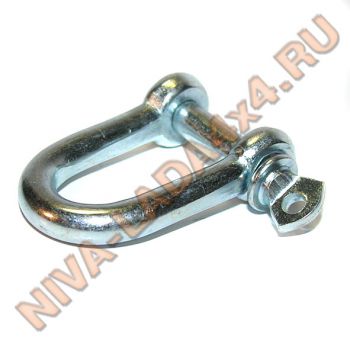 Брелок ШАКЛ D-бразный, анодированный