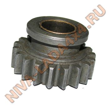 Шестерня КПП заднего хода НИВА 2121-1701080 промежуточная, (старого образца 19 зуб.)