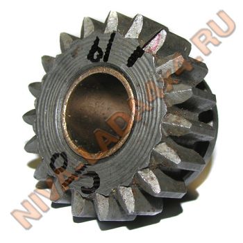 Шестерня КПП заднего хода НИВА 2121-1701080 промежуточная, (старого образца 19 зуб.)