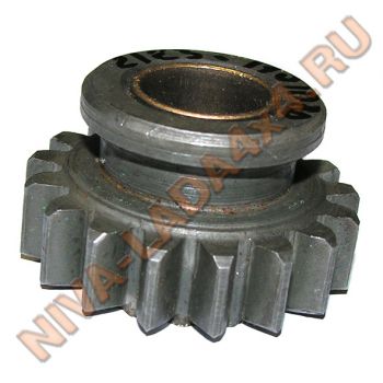 Шестерня КПП заднего хода НИВА 2123-1701080 промежуточная, (нового образца 17зуб.)