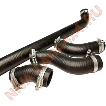 Шланги основного радиатора НИВА 21213; 21214; 2131 с хомутами Norma