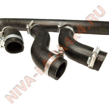 Шланги основного радиатора НИВА 21213; 21214; 2131 с хомутами Norma