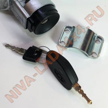 Замок зажигания НИВА 2123-6105006-30-0; 3 личинки и ключ выкидной ПДУ