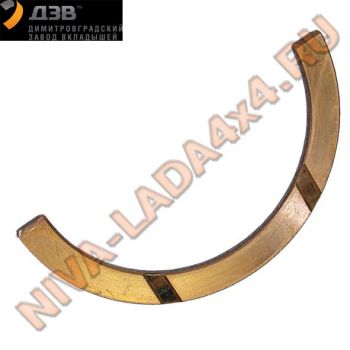 Полукольцо упорного подшипника вала коленчатого 2101-1005183-21-0 РЕМОНТ, ДЗВ