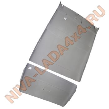 Облицовка потолка НИВА 2131-5004102 (жесткая, светлая) ДВЕ ДЕТАЛИ