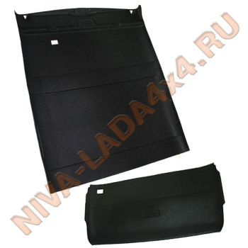 Облицовка потолка НИВА 2131-5004102 (жесткая, черная) ДВЕ ДЕТАЛИ