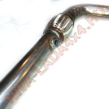 Труба приемная НИВА 21214-1203010 ЕВРО-3; 4 без нейтрализатора