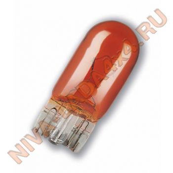 Лампа WY5W Osram 5вт (2827) безцокольная, желтая