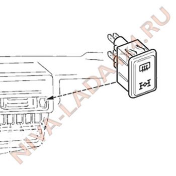 Блок контрольных ламп панели приборов НИВА 21214-3803010, табло световое ДААЗ