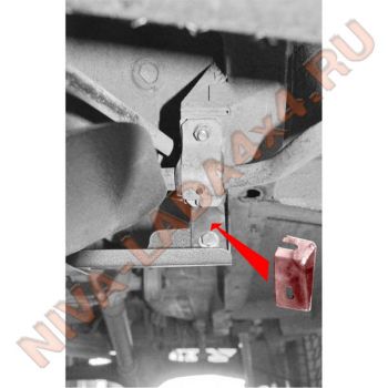 Защита картера НИВА 21214-50 Urban "Броня" + КПП/КР с 2016г. (Евро-5) "Техно-Сфера" ТС-0723