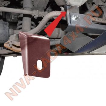 Защита картера НИВА 21214-50 Urban "Броня" + КПП/КР с 2016г. (Евро-5) "Техно-Сфера" ТС-0723