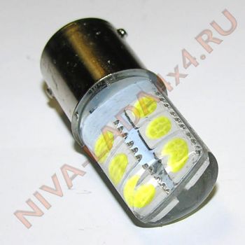 Лампа P21W SMD 12 Led (5050)1156 S СИЛИКОНОВАЯ