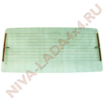 Стекло двери задка 21213-6303016 с обогревом ДЕТЕРМАЛЬНОЕ (зеленое) Tinted KMK Glass БОР