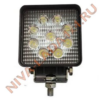 Фара светодиодная AVS Off-Road Light FL-1141 (квадратная) 27W 1980 Lm Рассеиваемый световой поток