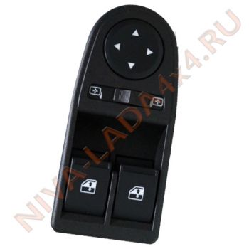 Переключатель электростеклоподъемники и управление зеркалами Блок 2195-3709810 НИВА 21214 в накладку КПП URBAN Оригинал