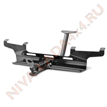 Тягово-сцепное устройство, ТСУ, фаркоп НИВА-Шевроле 2123 ТС-3120 с универсальным съемным шаром и защитой бампера + электрика