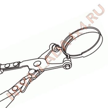 Приспособление для снятия и установки хомутов пружинных ДТ 821001