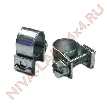 Хомут червячный универсальный MINI 8-10мм , ширина 9мм ПАРА
