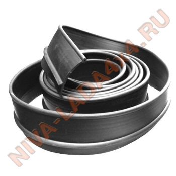 Расширители арок универсальные (резиновый профиль) 40мм х 6м ЛАЙТ НИВА (без ленты)